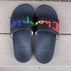 Kids Size 5 Champion Slides